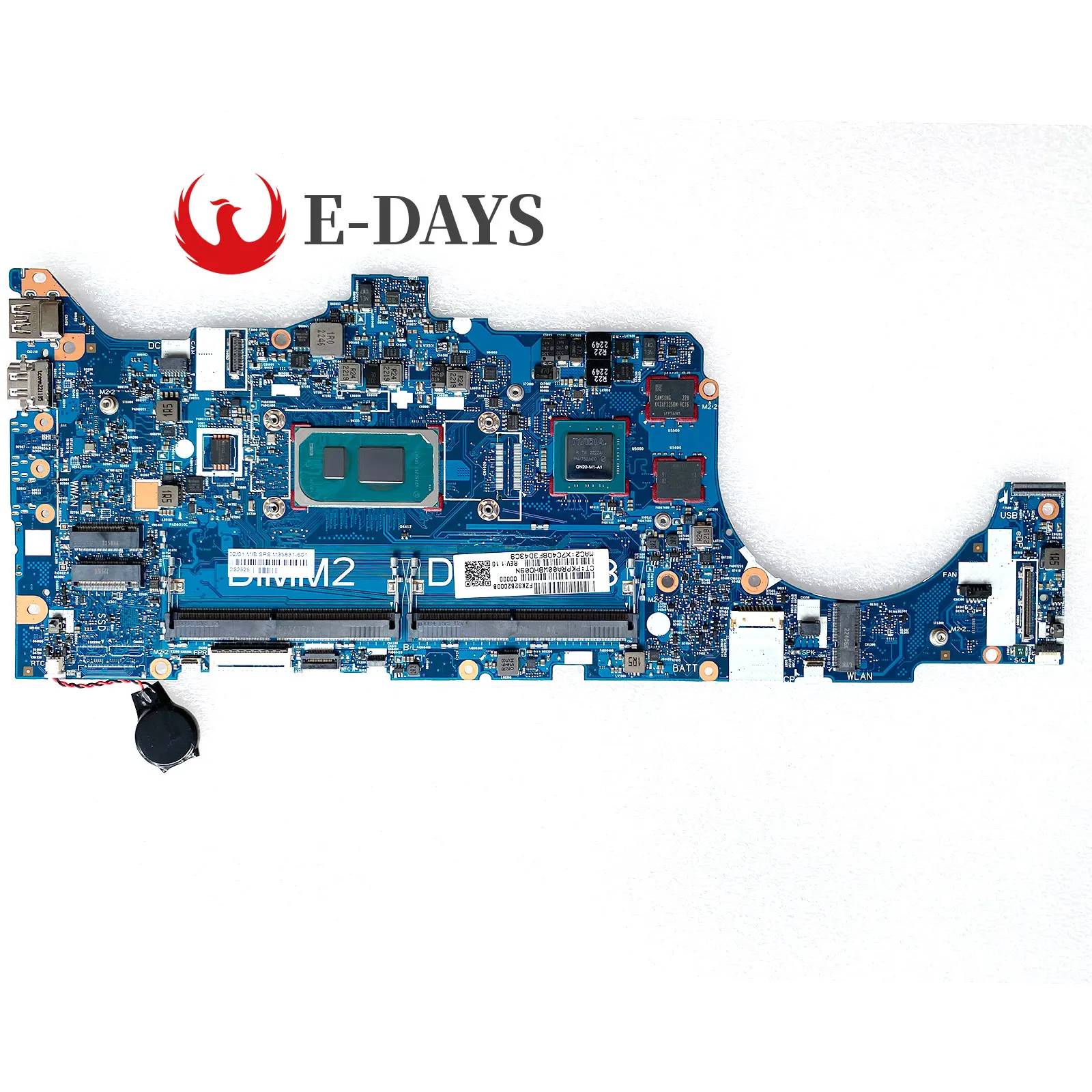 

HSN-I41C For HP Firefly 15 850 G8 i5-1145G7 Laptop Motherboard M35806-601 M35805-601 M35831 i7-1185G7 M35808-601 6050A3216701