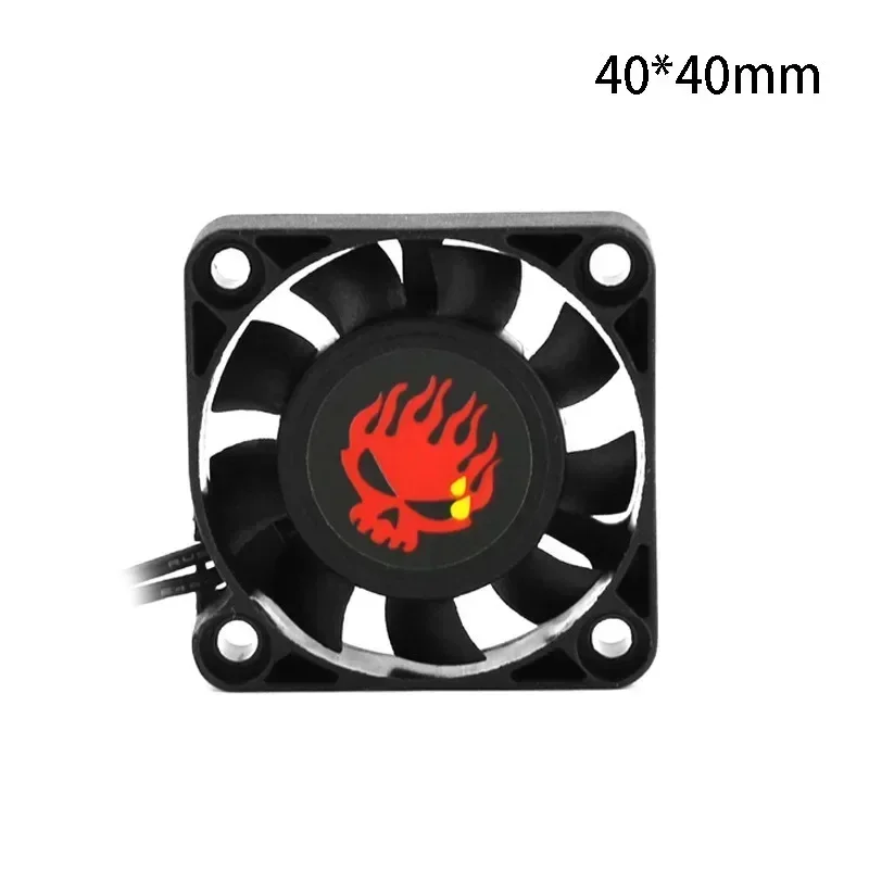 고속 냉각 팬 25mm 30mm 35mm 40mm 45mm 50mm 1/10 RC 자동차 ESC 모터 방열 범용 부품