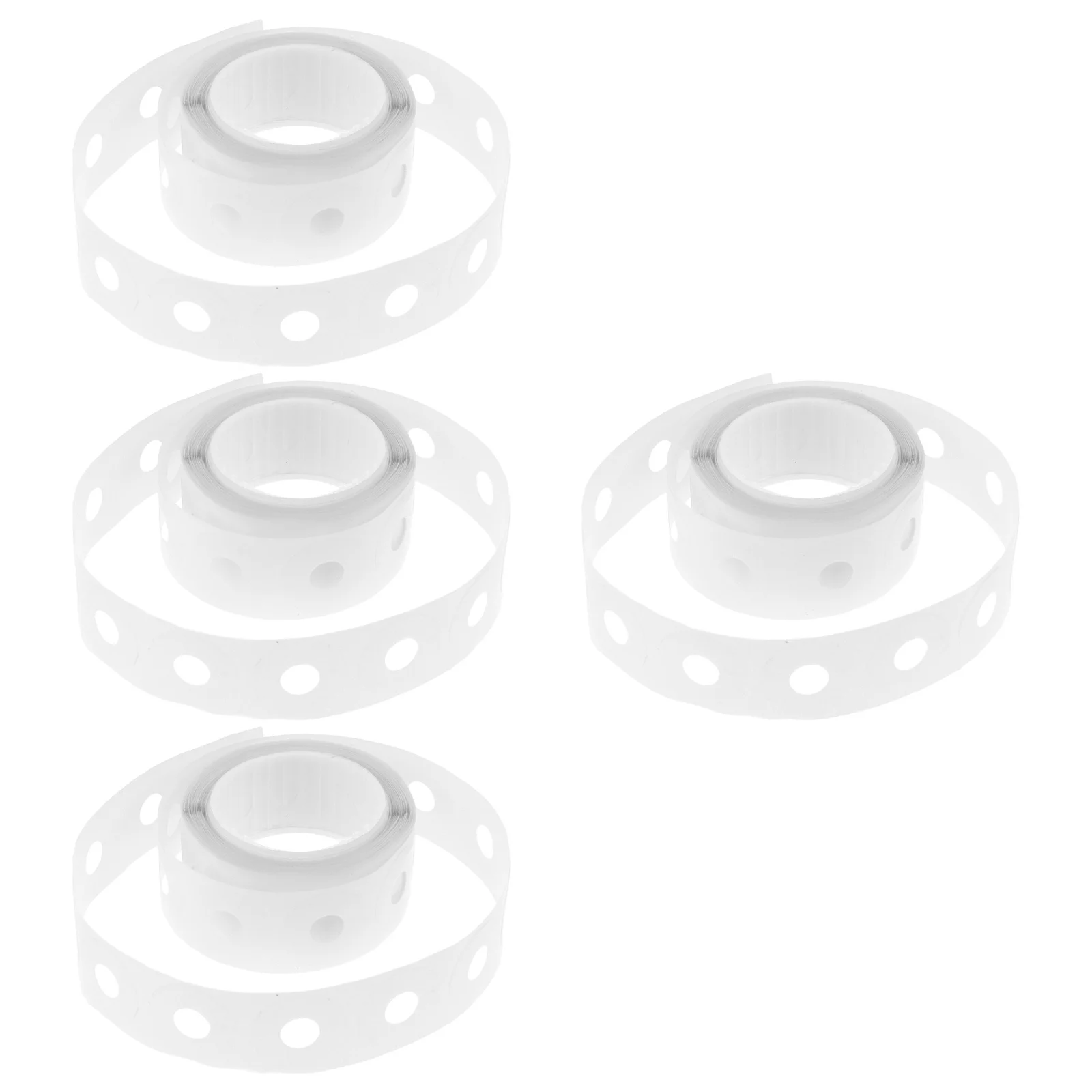 1 صندوق 1/4 "ملصقات ورقية ملصقات ذاتية اللصق واضحة لصفحات الموثق أوراق فضفاضة مكتب المدرسة استخدام تسميات ثقب الورق