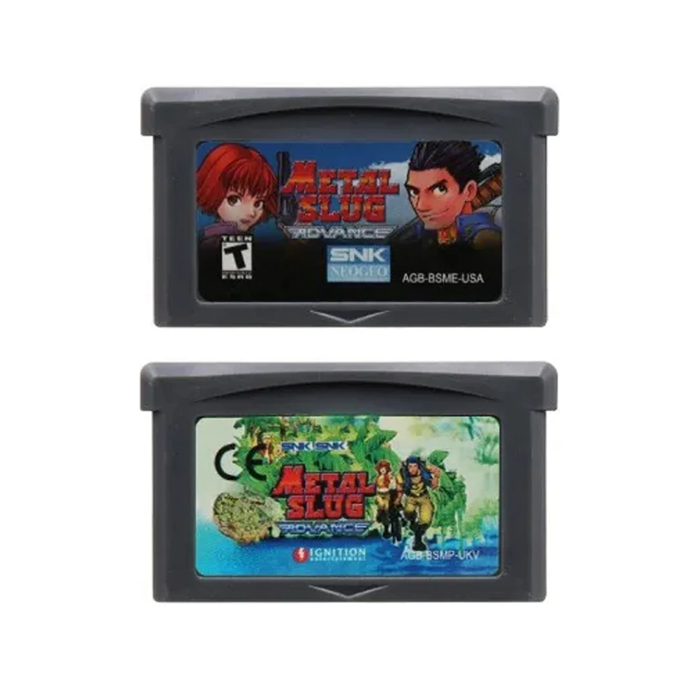 ∵-GBA Card 32 Bit Video Game Cartridge Console Card For Metal Slug Advance for GBA USA EUR Version