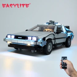 LED Light Set For Creator 10300 Back to the Future Time Machine Racing Car Model Building Blocks Toy Only Lighting Kit Not Model