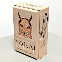 Yokai Tarot Deck 12*7cm 78 Pcs Cards Rooted In Japanese Folklore Printed on 350GSM Embossed Cardstock Packed In Rigid Box