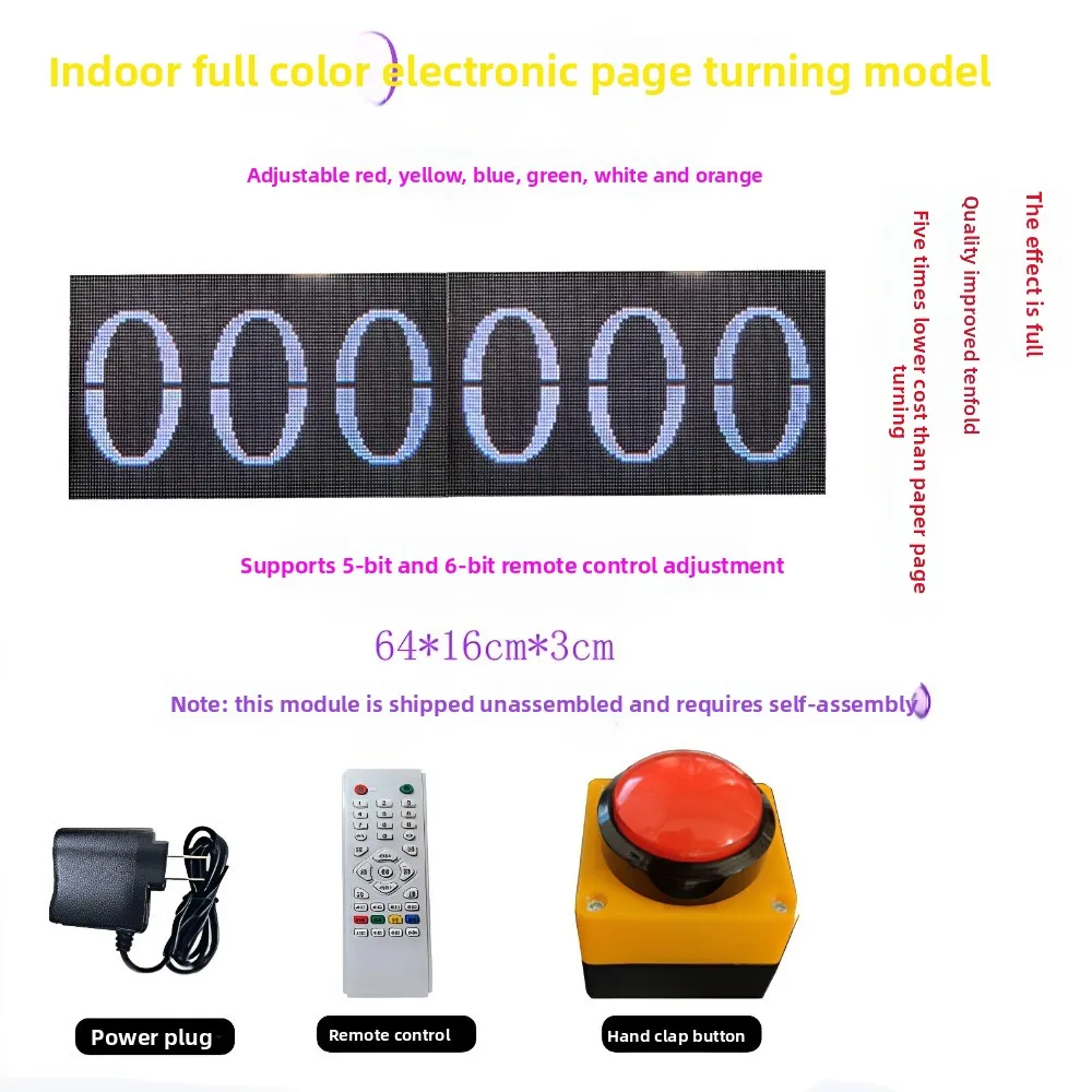 Electronic Hand Tally Counter with Button and Induction for Check in Flip Page Counting