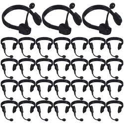 50 Pcs Small Microphone Headset Little Headphones Microphone Headset Plastic Crafts Decorations Clothing