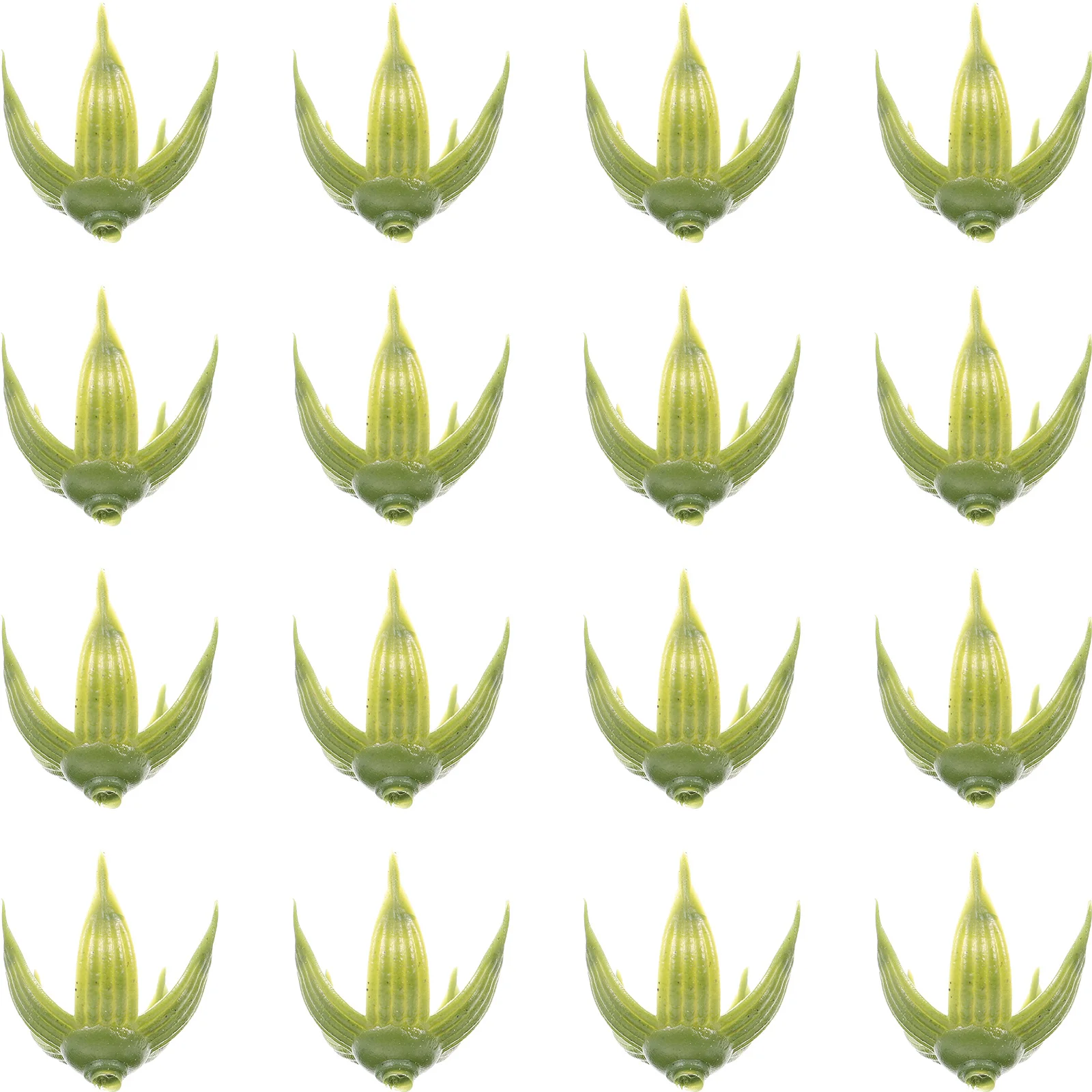 50 قطعة من حبار الزهور الاصطناعية البلاستيكية الكالكس الأخضر سيبال واقعية لتقوم بها بنفسك الزهور الحرفية صنع مواد زهرة الصابون الوردي