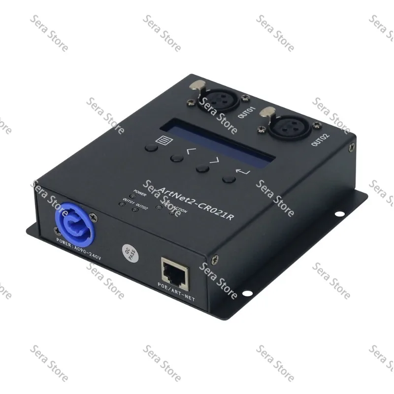 Artnet2-CR021R Converter for Tiger Touch MA2 EU PLUG 2CH Artnet Dmx512 Conversion Artnet To Dmx512 Network Adapter