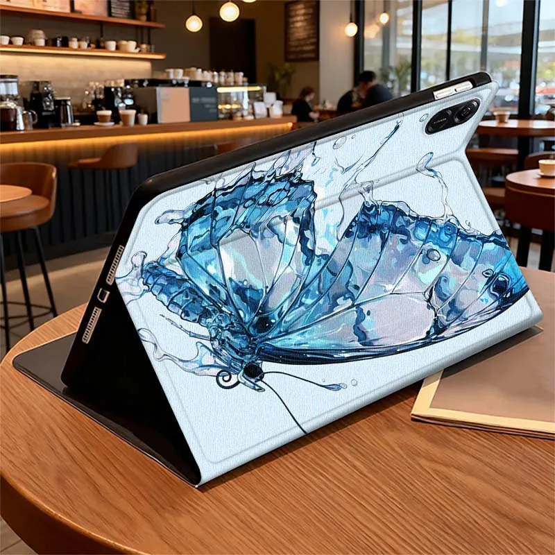 حافظة فنية على شكل فراشة لهاتف هواوي ميديا باد ميت باد M5 M6 11 12 X SE T10 T10s 2 C5e T5 Pro Lite Air 11.5 بوصة تابلت #3