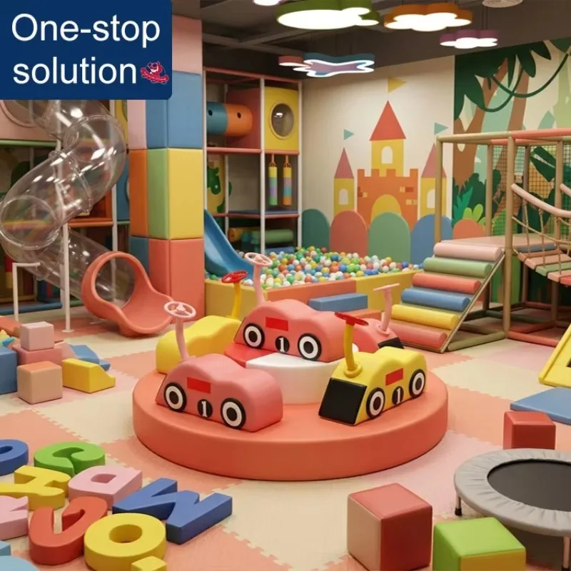 Commercial indoor mini carousel | 3/6 seat children's carousel (for shopping malls) | Amusement park equipment