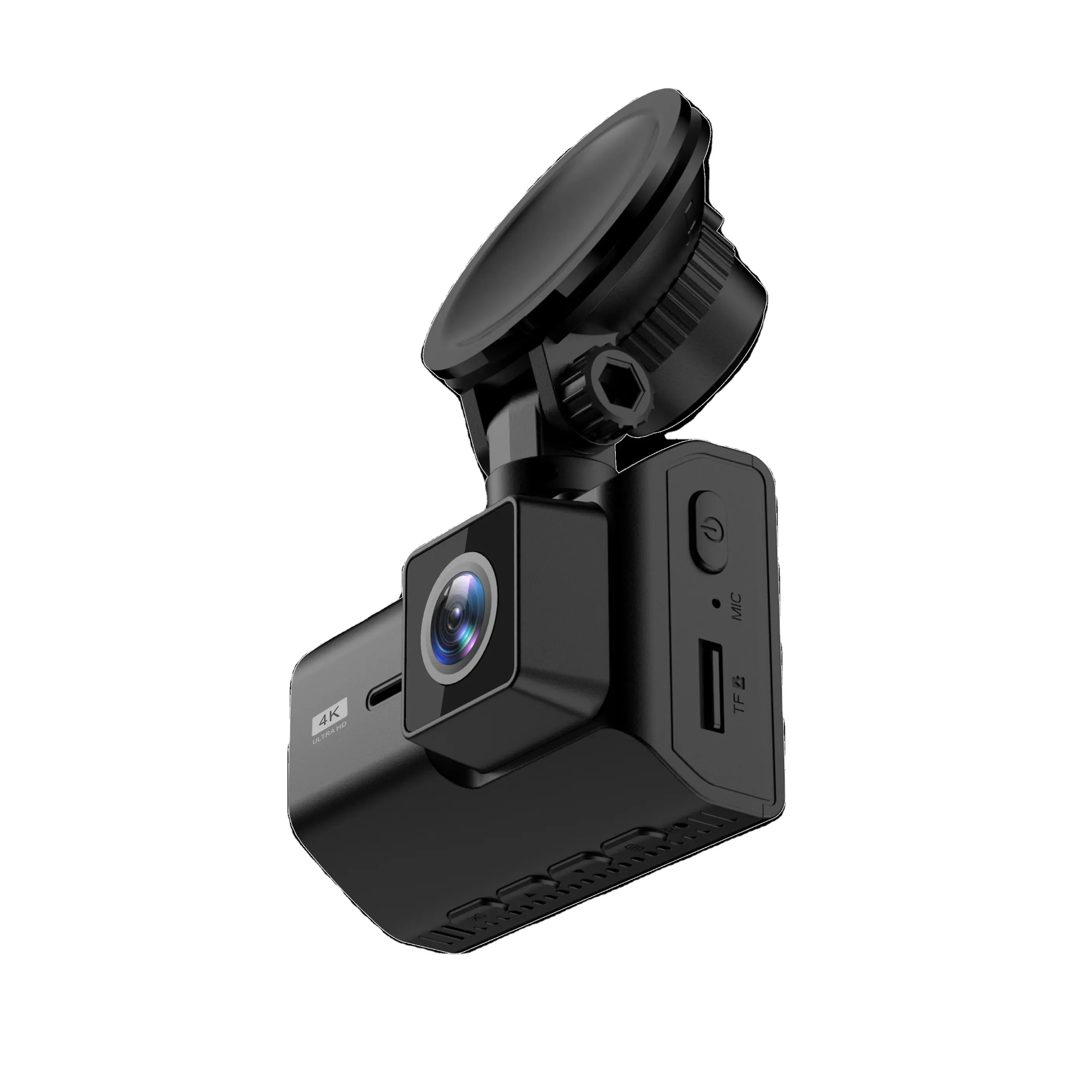 WOHEFU 2 Inches Car Driving Recorder IPS Display Dashcam With Voice Control Function 4K Dash Cam Front and Rear Car Dash Camera