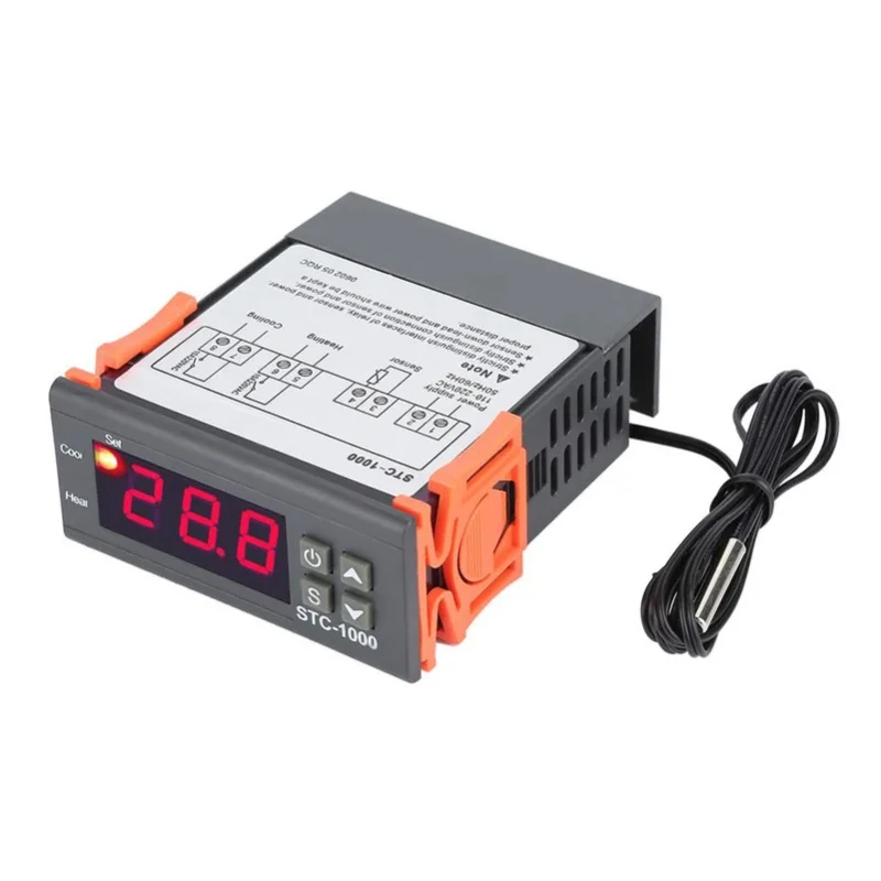 

Digital Thermostat Microcomputer Intelligent Temperature Controller Switch 220v For Aquarium Hatching Seafood Machine