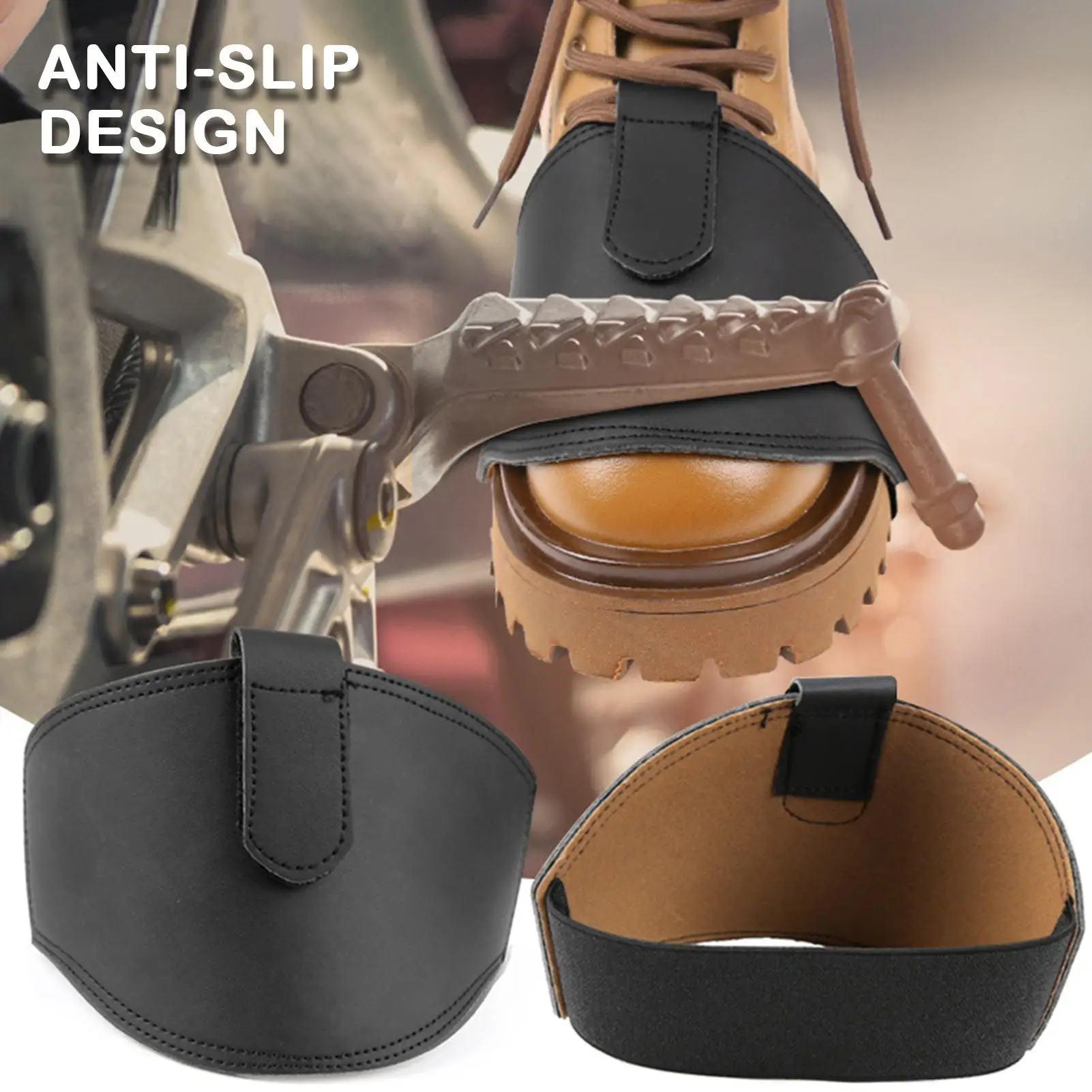 

Motorcycle Gear Shift Pad Adjustable Motorcycle Shoe Cover Non-slip Durable Lightweight Boot Protector for Riding Accessaries