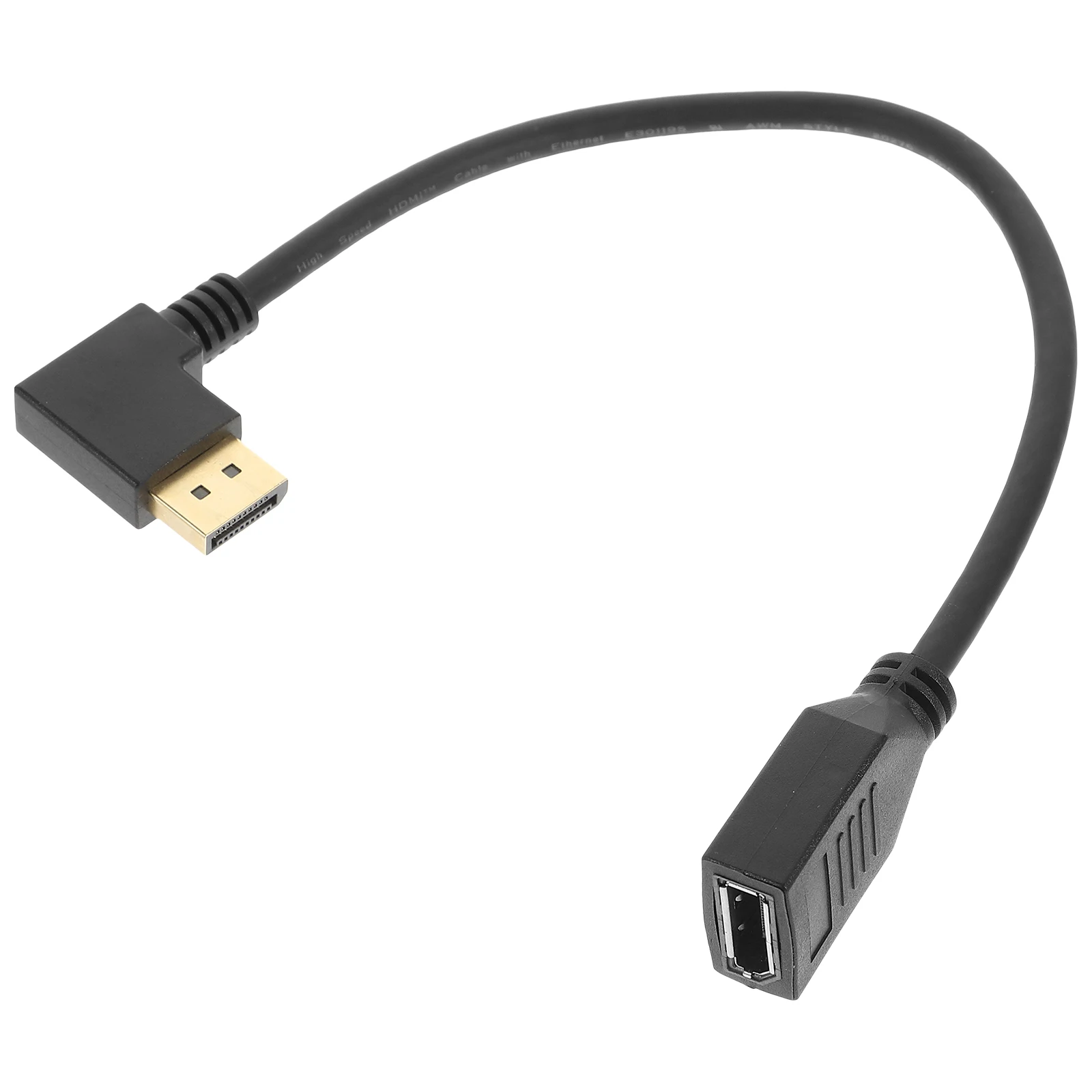 

Displayport Male to Female Extension Cable Durable Flexible Construction Pc Monitor Extension Cord Stable Signal Transmission