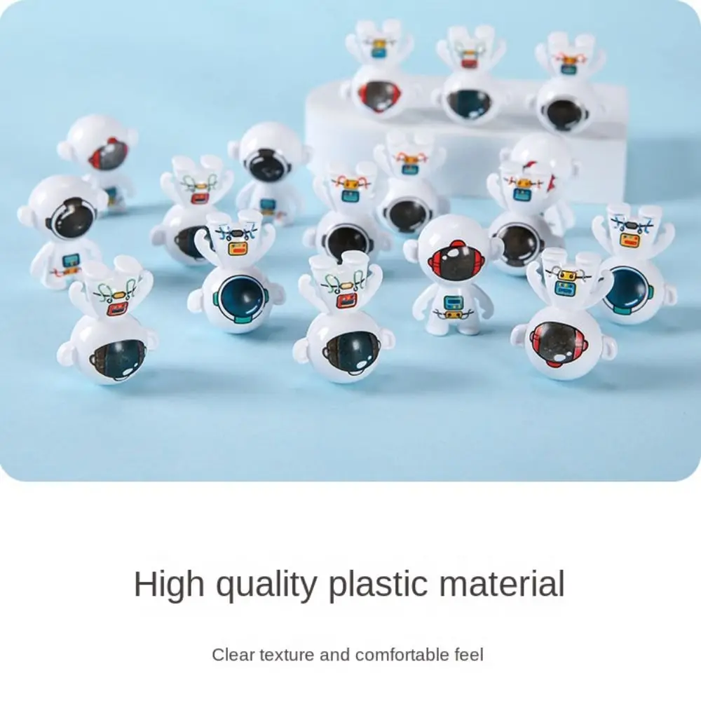 10pcs Spaceman Inverted Mini Tumbler Swing Relieve Pressure Spaceman Astronaut Tabletop Bauble Relax Astronaut Bauble Tumbler