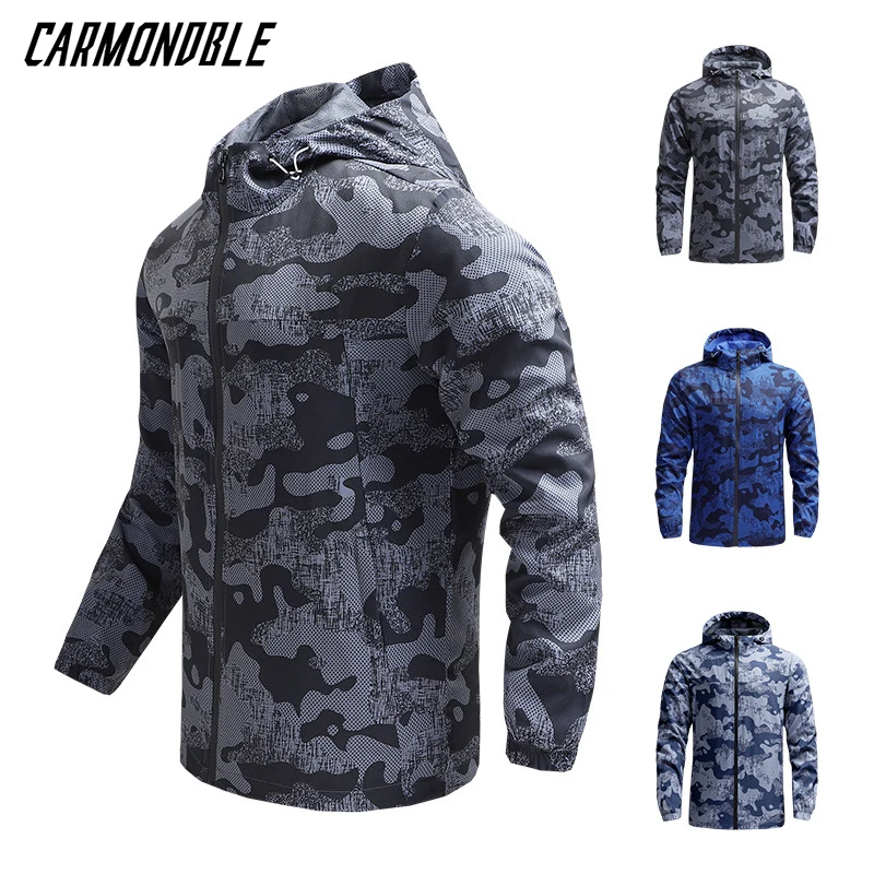 

CARMONDBLE Mountain Bike Long Sleeve Coat Male Cycling Jacket Biking Motocross Clothes MTB Windbreaker Chaqueta Bicicleta Hombre