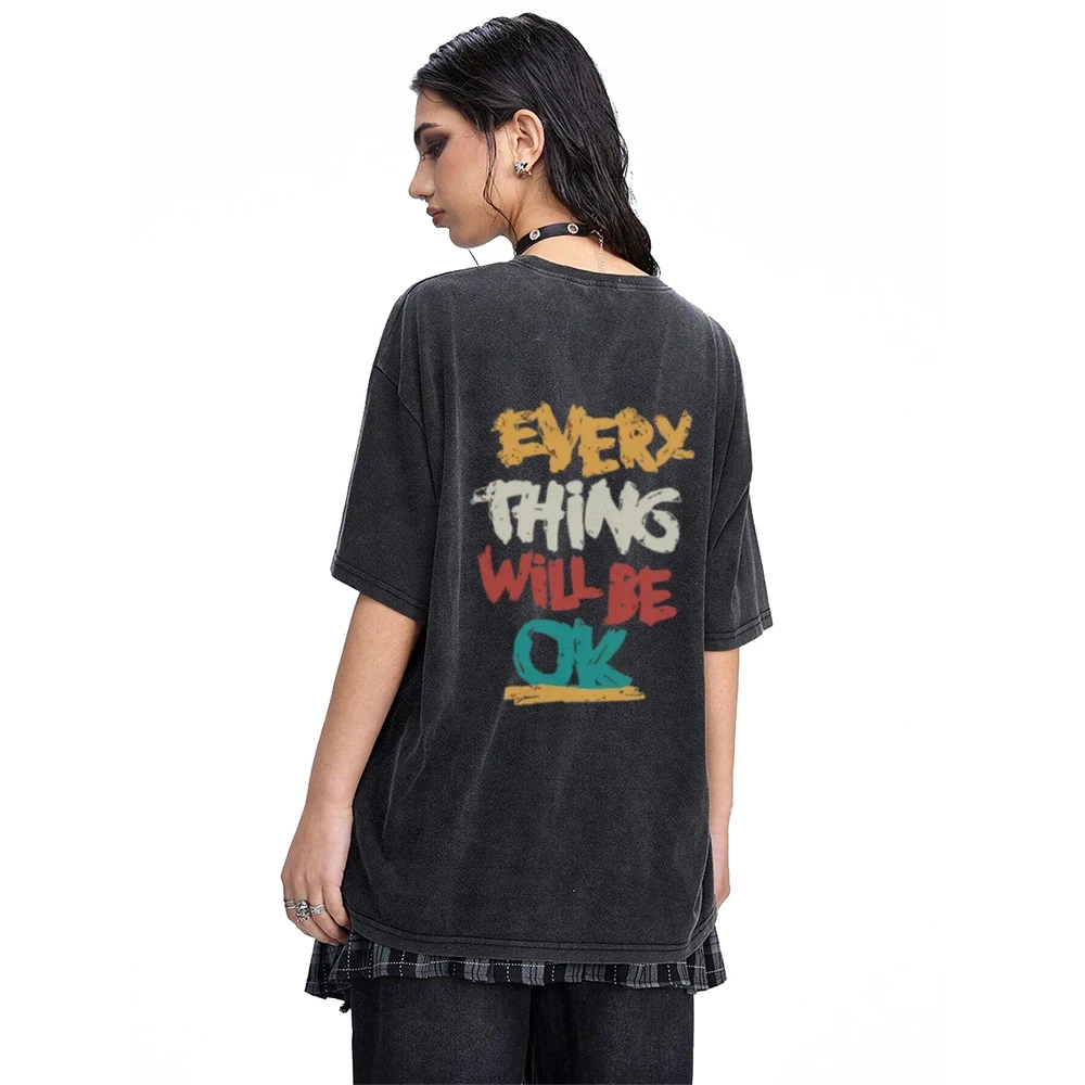 

Women Graphic T Shirts Funny Oversized Vintage Y2k Streetwear Slogan Tee Ladies Casual Baggy Boyfriend Style T Shirt Top