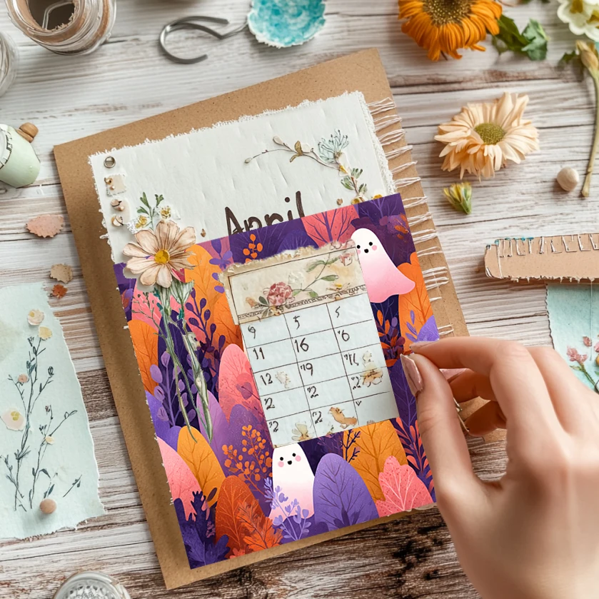 36 Sheets Scrapbooking Paper Pack (6"x6"): Pastel Candy & Bunny Prints for Scrapbooking, Origami & Cute Card Making.