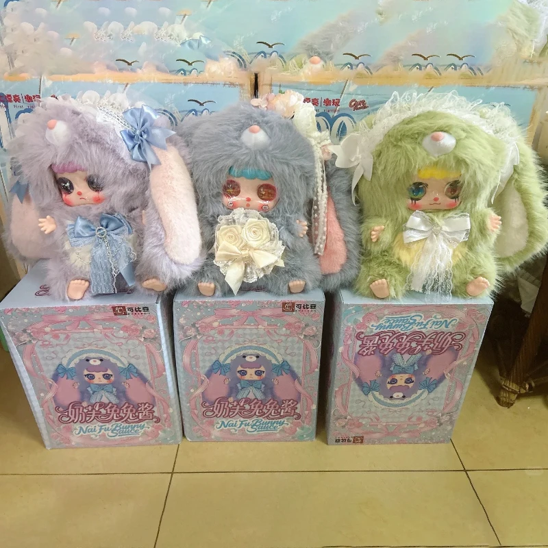 

KEBIDOU Nai Fu Bunny Sauce 600% Series Blind Box Mystery Box Trendy Collectible Toy Bunny Doll Birthday Gift for Girl Gift