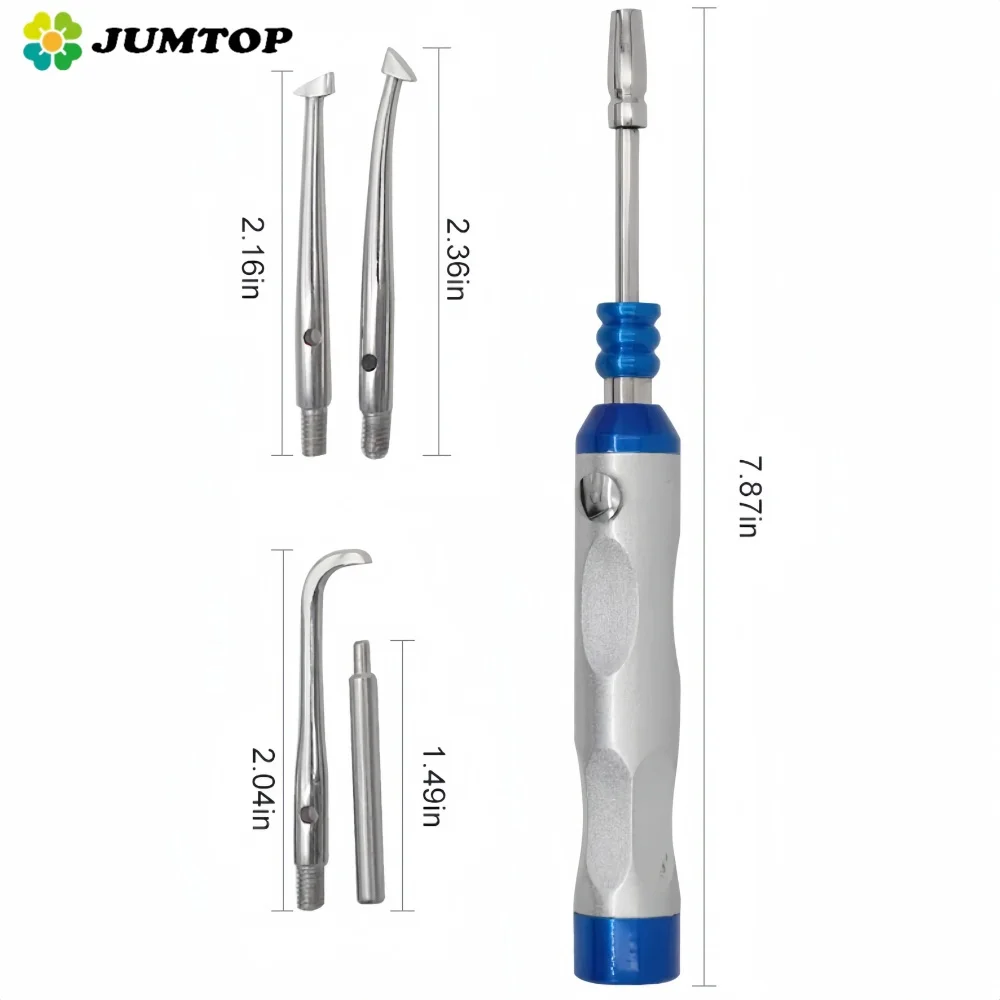 

Профессиональный стоматологический автоматический инструмент для удаления коронок — регулируемый инструмент для извлечения из нержавеющей стали для безопасного восстановления зубов и протезирования