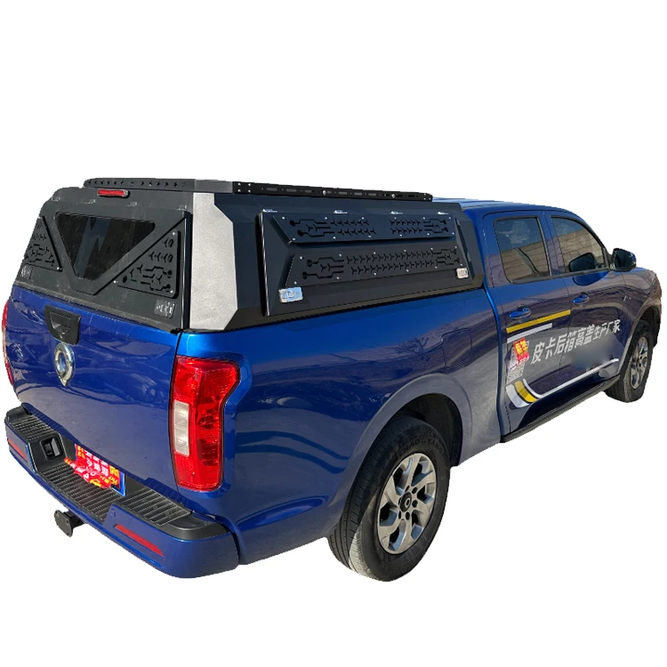 

Dream Garage Chinese New Design Aluminum Alloy Split Style Bcak Cover Pickup Truck Hard Top Canopy For Great Wall Poer Cannon Al
