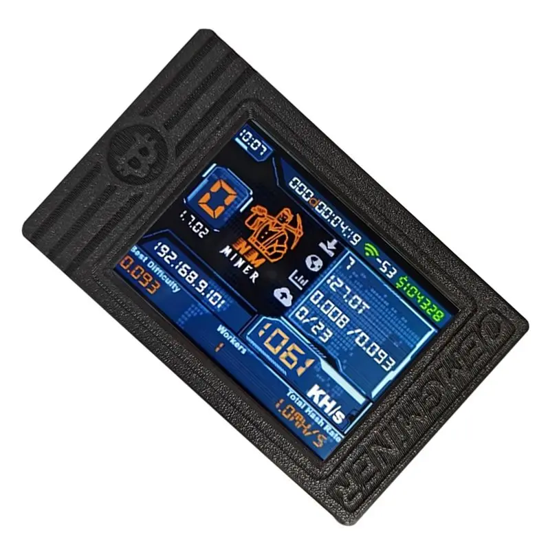 [NEWA76K!】 1061KH/S Nmminer Nerdminerv2 MAX BTC Solo Miner 2.8 Inch Color Display Bitcoin Crypto Solo Lottery Miner Nmminer A