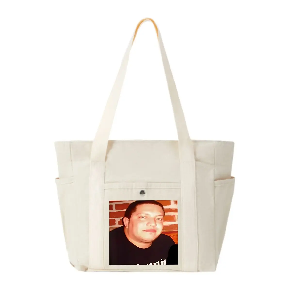 

Man Face Hides Bold Story Fashionable Simplicity Shoulder Bag Multi Functional Women Shopping Bags