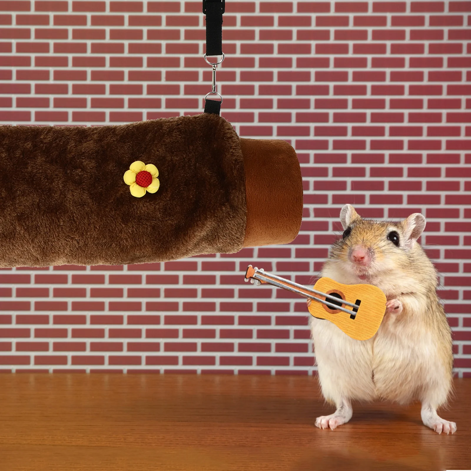 

Small Pets Warm Hanging Hammock Safe Comfortable Rest Nest Hamster Guinea Pig Ferret Cage Home Hamster Tunnel Toy