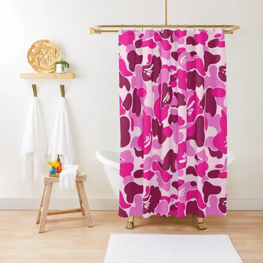 

Pink Camo Shower Curtain Shower Bath Shower Sets For Bathroom Curtain