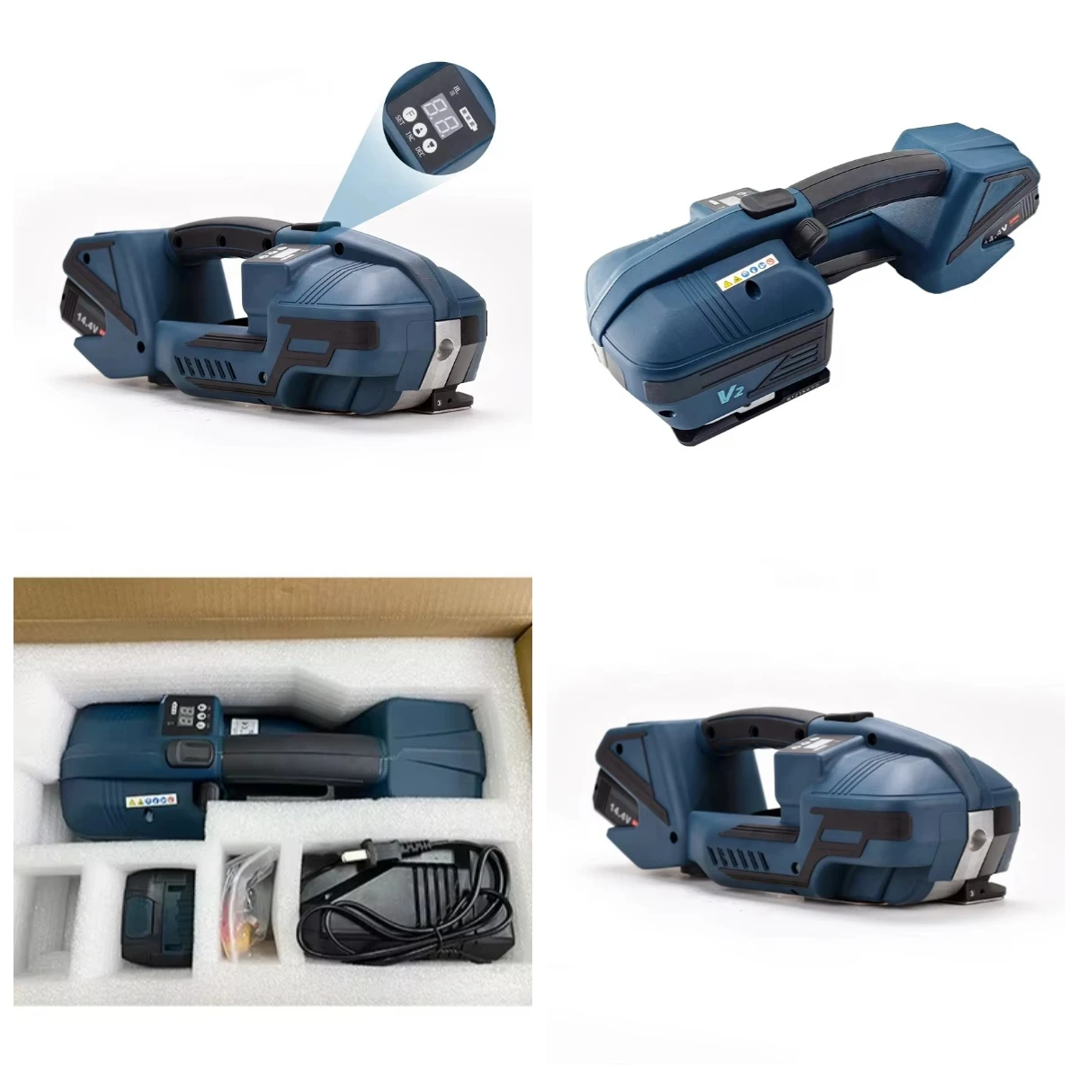 

STLF OYPV2 Electric Tools Handheld Automatic Powered Battery Strapping Tool for PET PP Strap