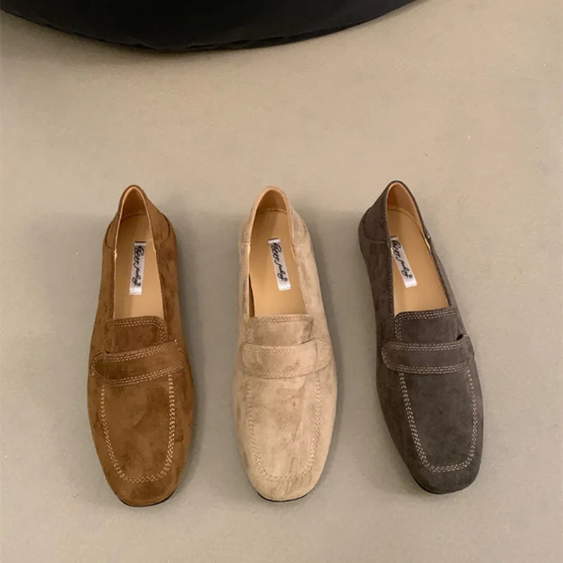 

Bailamos, новые брендовые женские туфли на плоской подошве, женские повседневные балетки без шнуровки с круглым носком, мягкие кожаные туфли Eelgant Balle