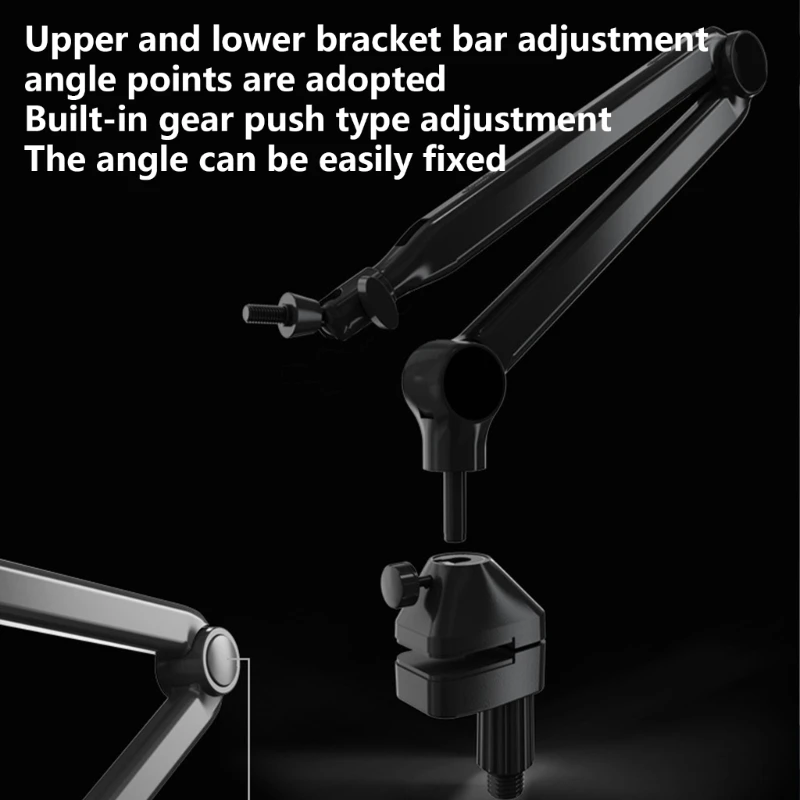 2-Stage Mic Stand Cantilever Bracket with Boom Arm For Professional Recording Drop Shipping