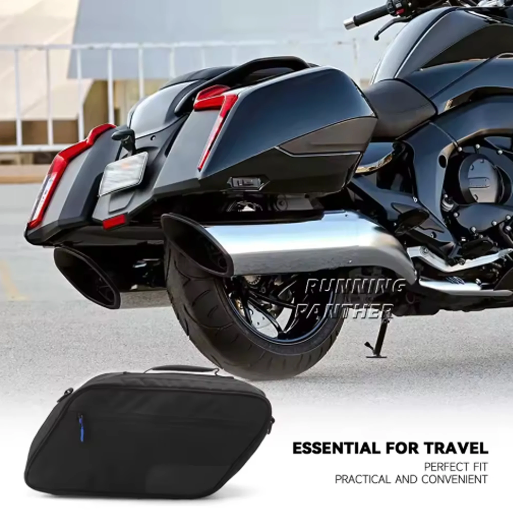 

Motorcycle Waterproof Side Case Box Luggage Bags Saddle Liner Inner Bag For BMW R18 B R 18 Transcontinental K1600B K 1600 B