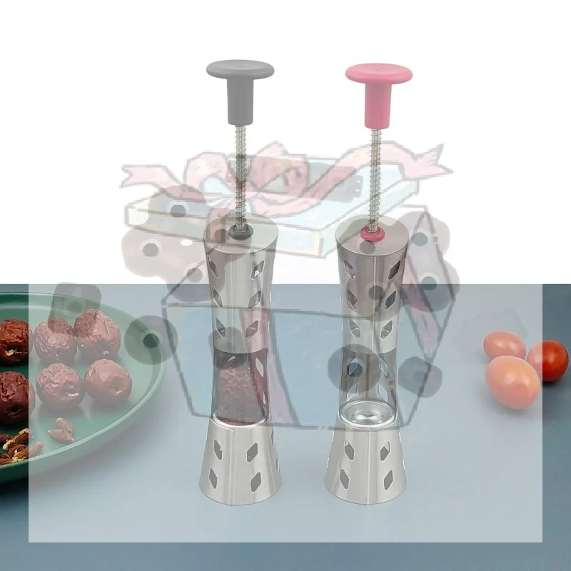 【CC】Jujube Corer Reused Convenient Anti-slip Cozy Grip Denucleator For Home Baking Healthy Snack Making Tool