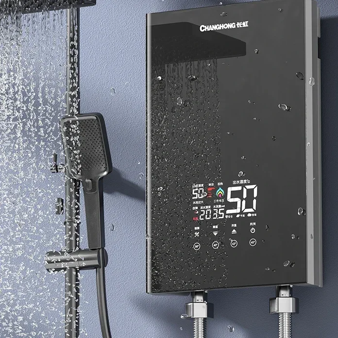 Instant electric water heater for household constant temperature small fast hot shower bathroom rental for bathing heater