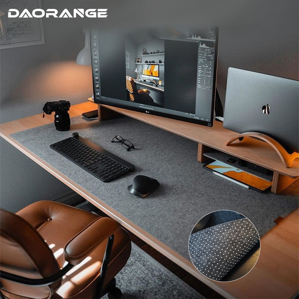  Multi Size Wool Felt Mouse Pad Office Computer Desk Protector Mat Keyboard Non-slip Mat Laptop Table Cushion Gaming Accessories 