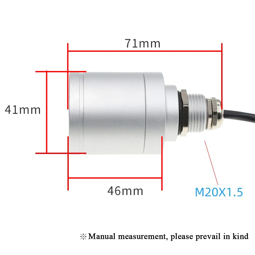 Infrared Sensor Carbon Dioxide Transmitter Large-Scale Stainless Steel Housing RS485 Output Monitor Detector