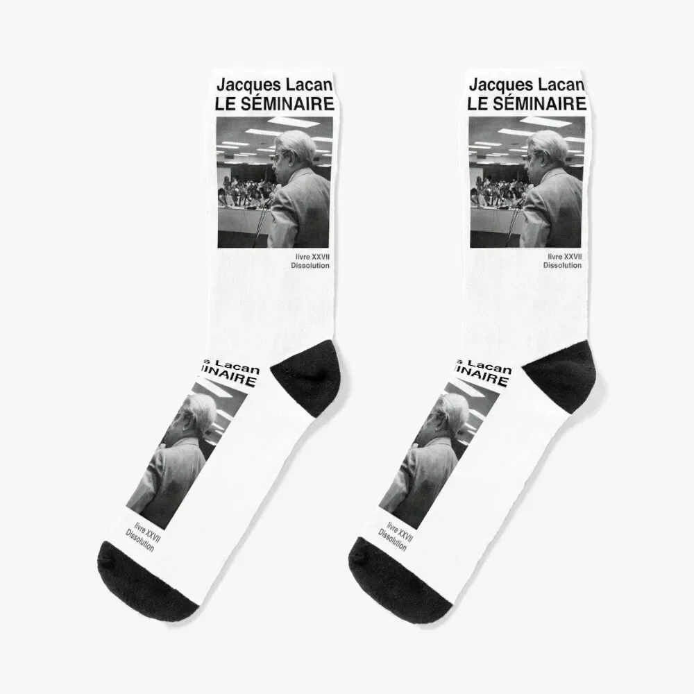 

Jacques Lacan's Seminar XXVII Dissolution Socks winter gifts essential gift custom sports Socks Female Men's