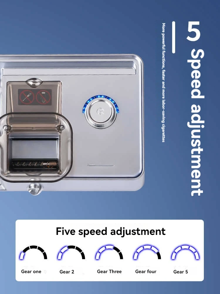 5.5/6.5/8mm Infrared Electric Automatic Cigarette Rolling Machine Injector Tobacco Grind Roller Filling Machine Gadgets for Men