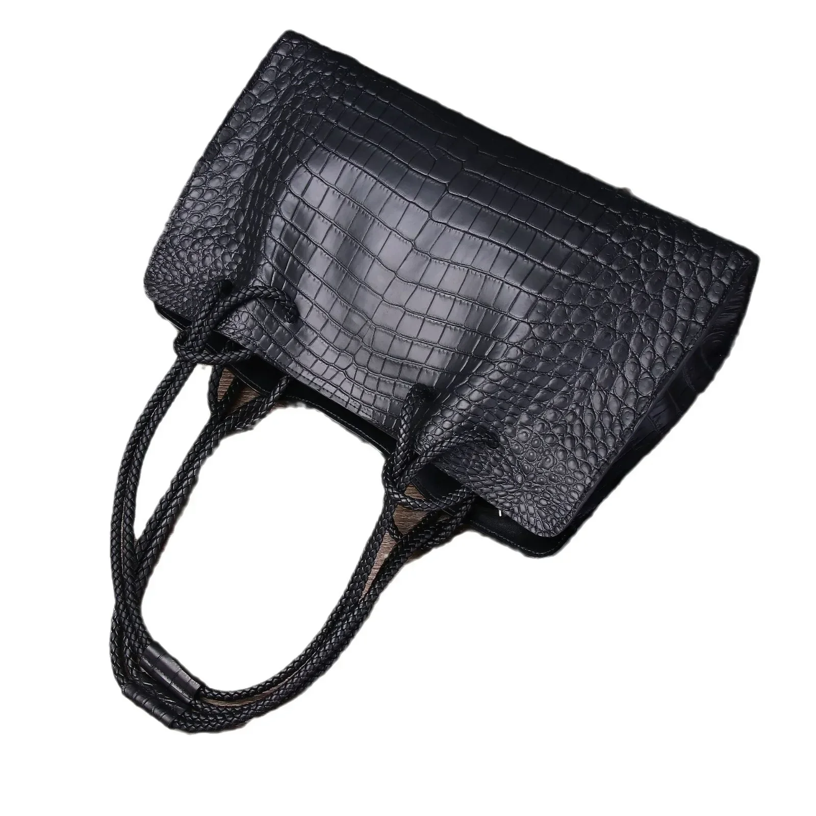 New Fashion Alligator Pattern Women Handbags European Cow Genuine Leather Shoulder Bags Female Girl Brand Luxury Crossbody Bag