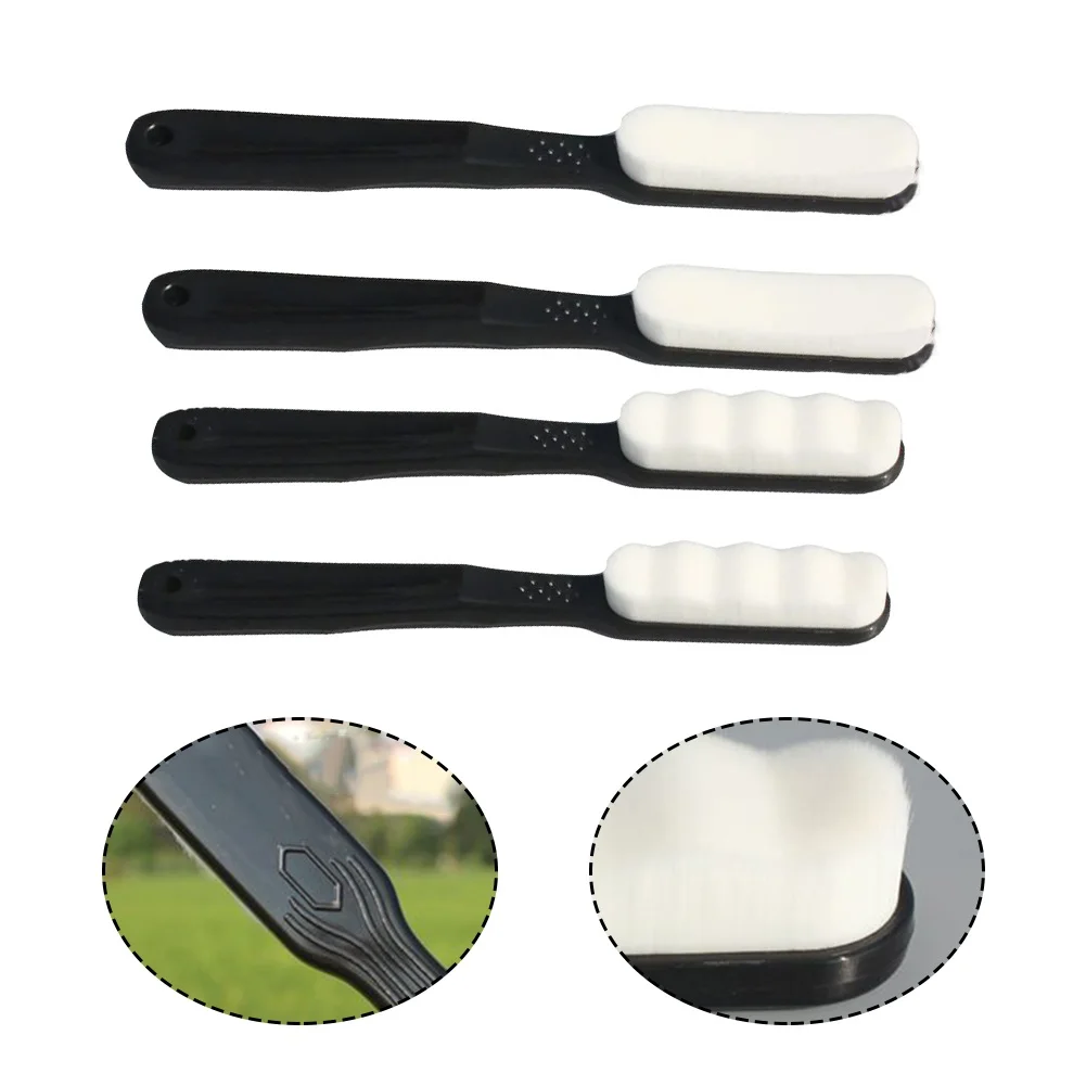 

2pcs Nylon Cleaning Brush Wenwan Walnut Brush Olive Kernel Soft Brush Cleaning Polishing Brushes Hand Tools