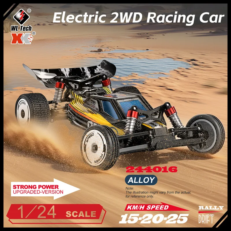 

WLtoys 1:24 RC Racing Car 2WD High Speed Electric Remote Control Drift Vehicle Off-Road Buggy Toy Model for Kids Boys Gifts