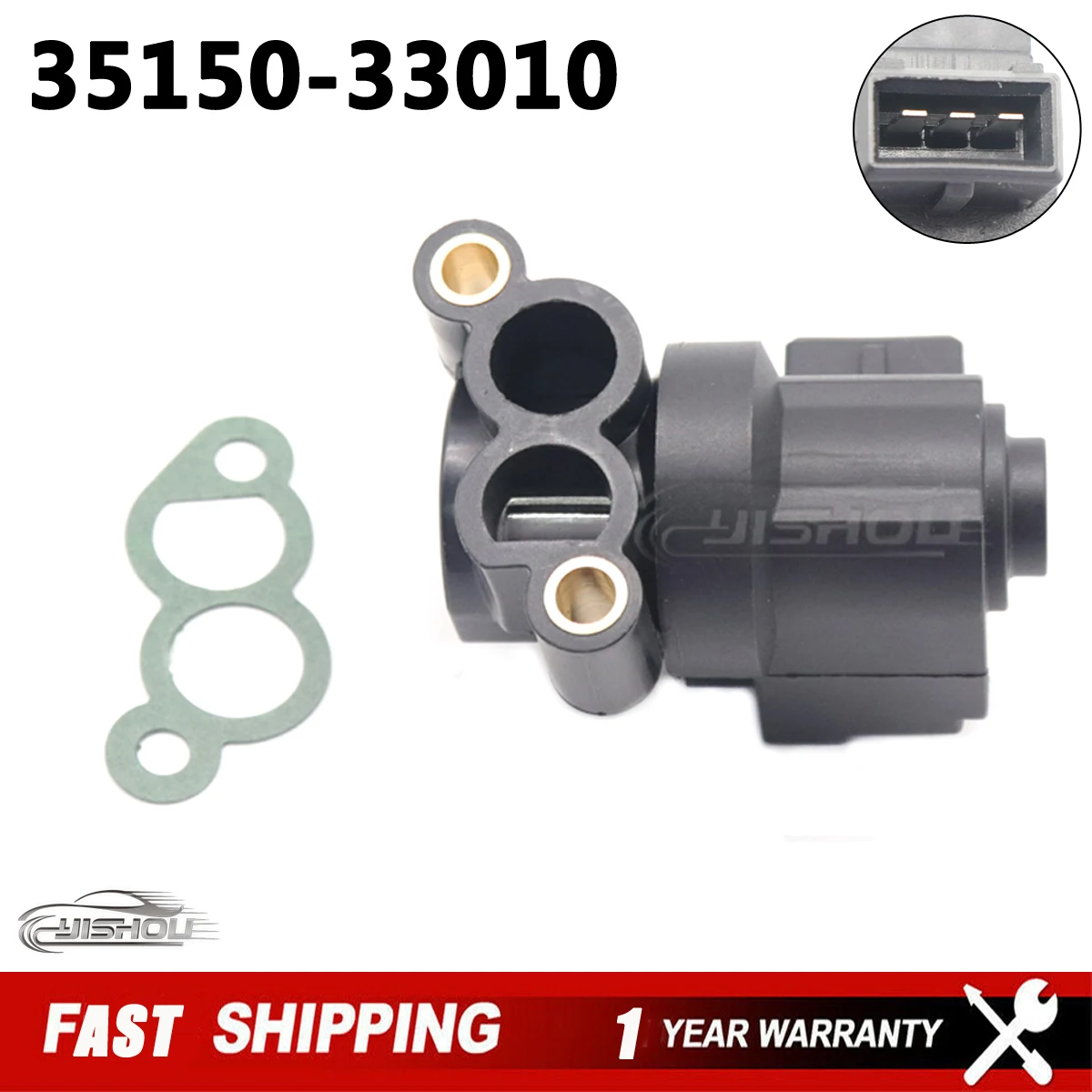 Car Idle Air Control Valve 35150-33010 For Hyundai Tucson Tiburon Santa Fe Sonata Kia Rio Optima Spectra Sportage 1997-2010