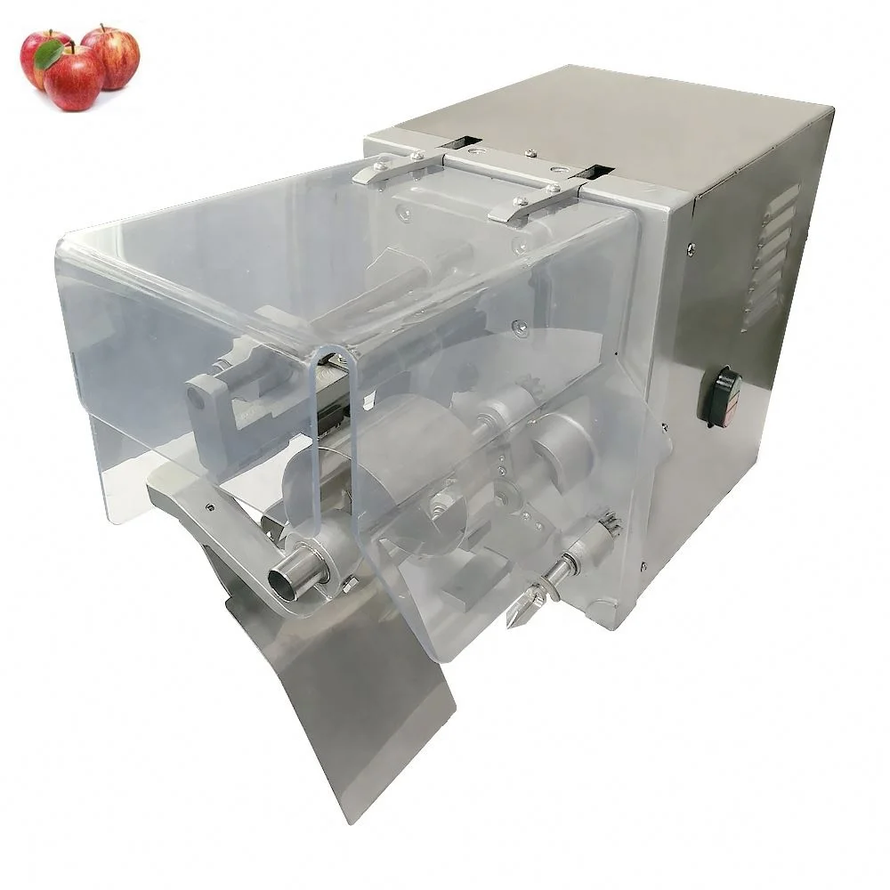 Industrial Apple Peeler Corer Slicer Cutter Machine Automatic Apple Slicing Skin Removing Coring Peeling Cutting Machine