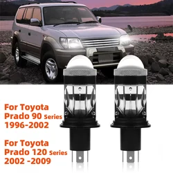 LED Projector Headlight Bulb Hi/Lo H4 HB2 9003 Lens 30000LM 12V For Toyota Prado 120 Series 2002 -2009 Prado 90 Series 1996-2002