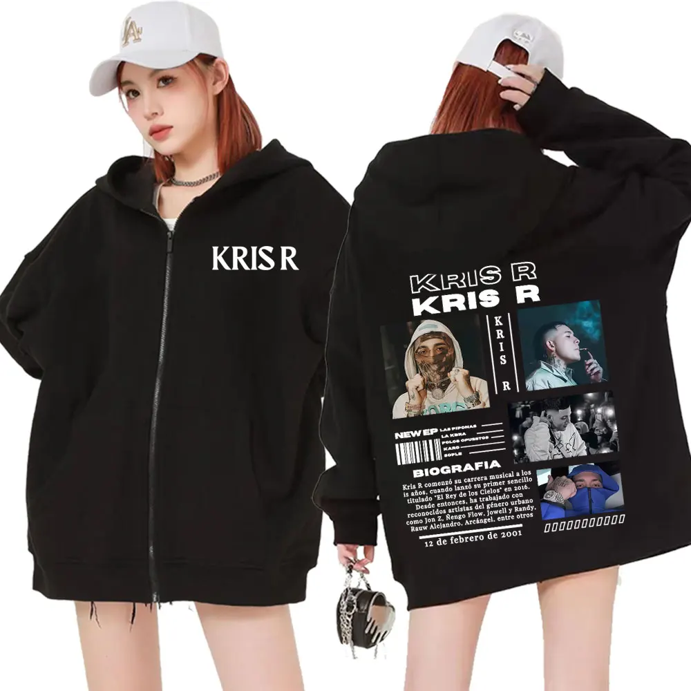 مغني الراب كريس ألبوم الموسيقى 2025 ميرش زمم بلوزات الرجال النساء الهيب هوب خمر الكلاسيكية هوديي القمم سستة البلوز الشارع الشهير #1