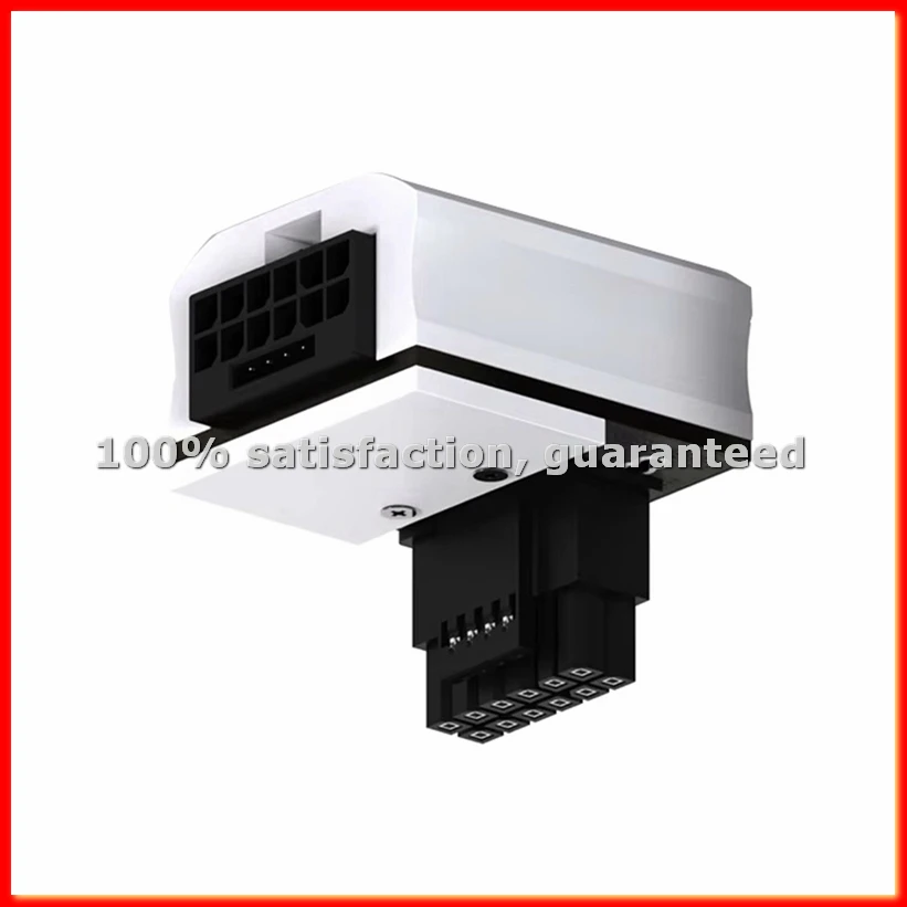 

ATX3.0 90-градусный разъем питания DIY 12VHRWR 12+4 Pin, адаптер для видеокарты компьютера STD для 4090 4080, белый-A13G