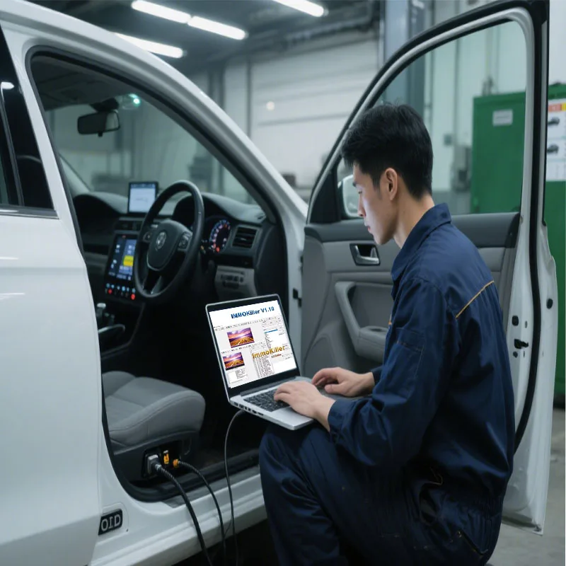 

2025 hot sale ImmoKiller V1.10 IMMO off Software V1.1 ECU Programmer Tool for Car Repair Immobilizer Passing Tool