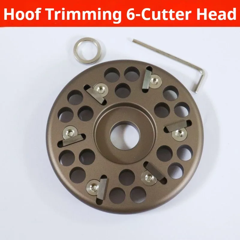 

Alloy Steel 6-Blade Hoof Trimming Disc Professional Durable Cow Hoof Care Tool Livestock Hoof Trimming Replacement Parts