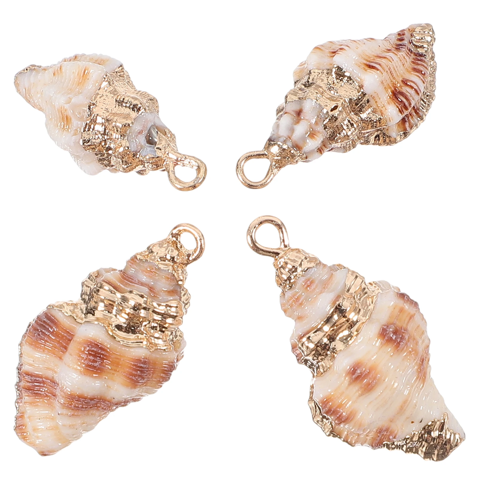 

Conch Pendant Charms for Socks Safety Pin Crafts Beach Making Kit Boho Jewelry Cowrie Shells Seashell Pendants