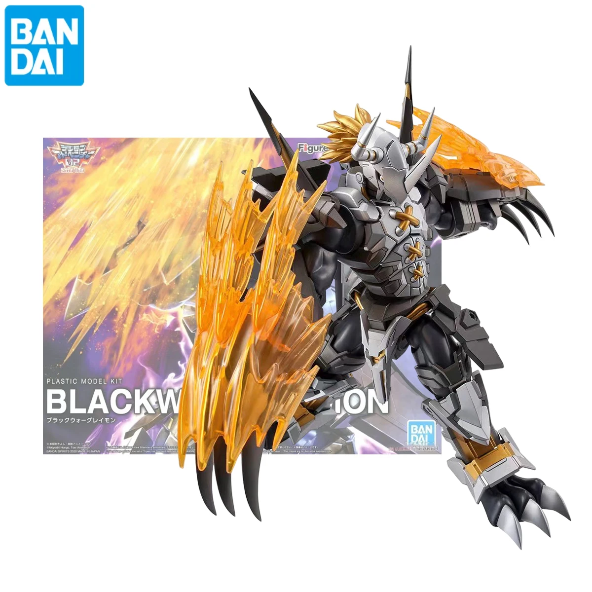 

Фигурка BANDAI Digimon Adventure, оригинальная модель, фигурка Rise Black War, сборка серомона, фигурки героев аниме, игрушки