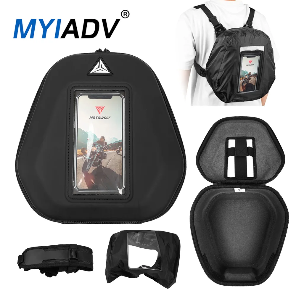 

Motorcycle Fuel Tank Bag Racing Bags Multifunctional Large Capacity Tail Bag Locomotive Equipment Riding Storage Rear Seat Bag